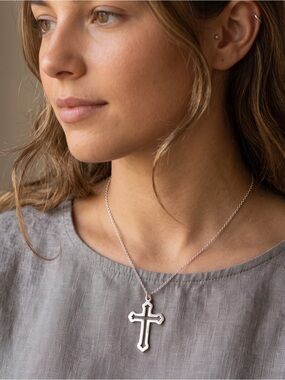 Sterling Silver Cross Pendant ONLY